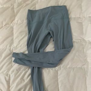 Size 8 lululemon aligns light blue